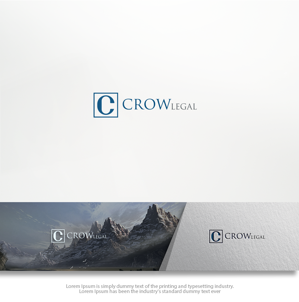 Logo-Design von groomfox für Crow Legal LLC | Design #17504158