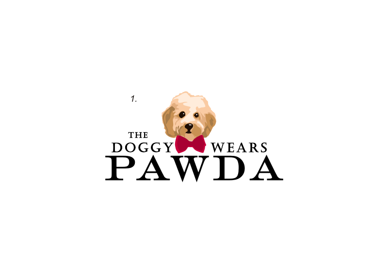Logo-Design von Amduat Design für The doggy wears Pawda  | Design: #17628914