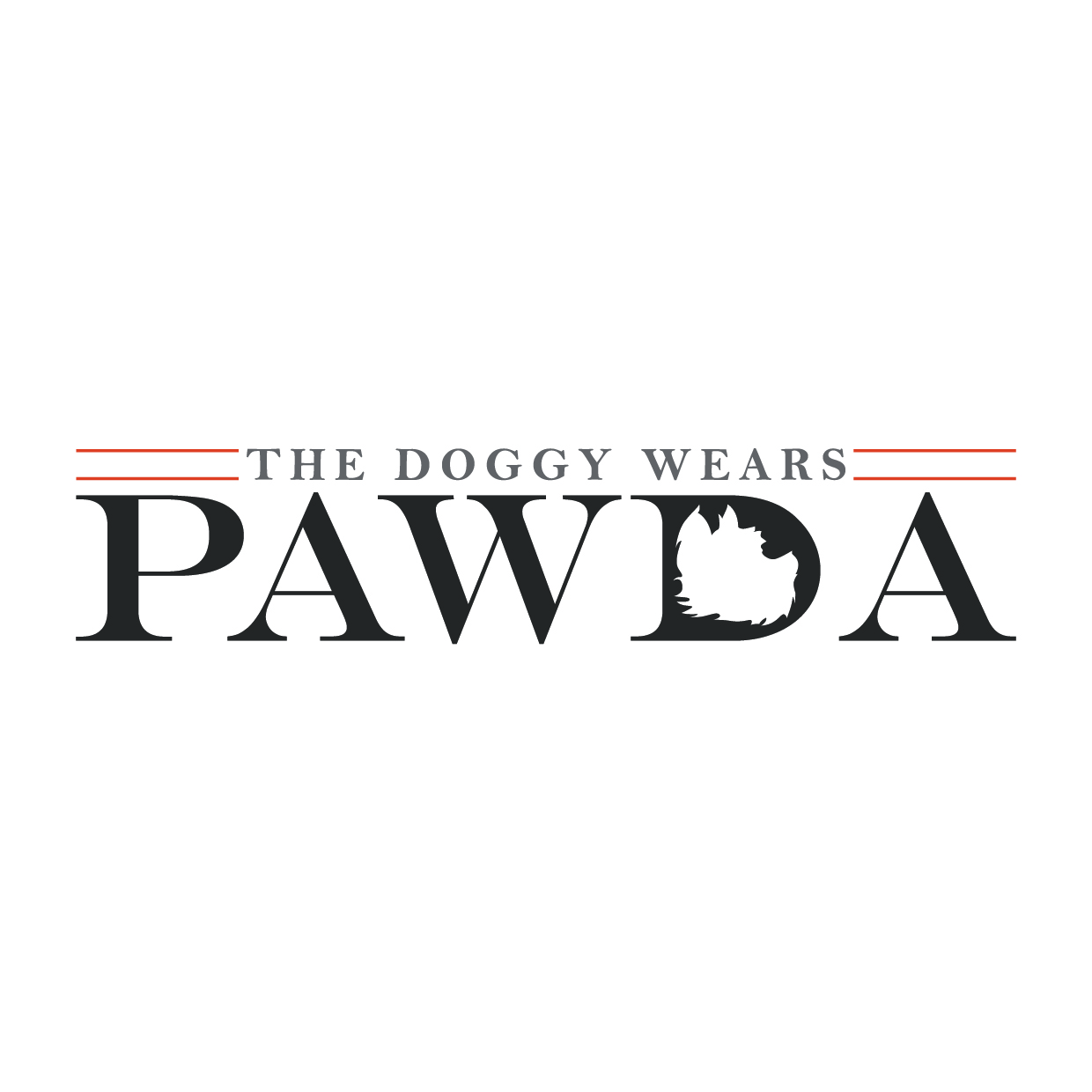 Logo Design by poncy.hanilap for The doggy wears Pawda  | Design #17538995