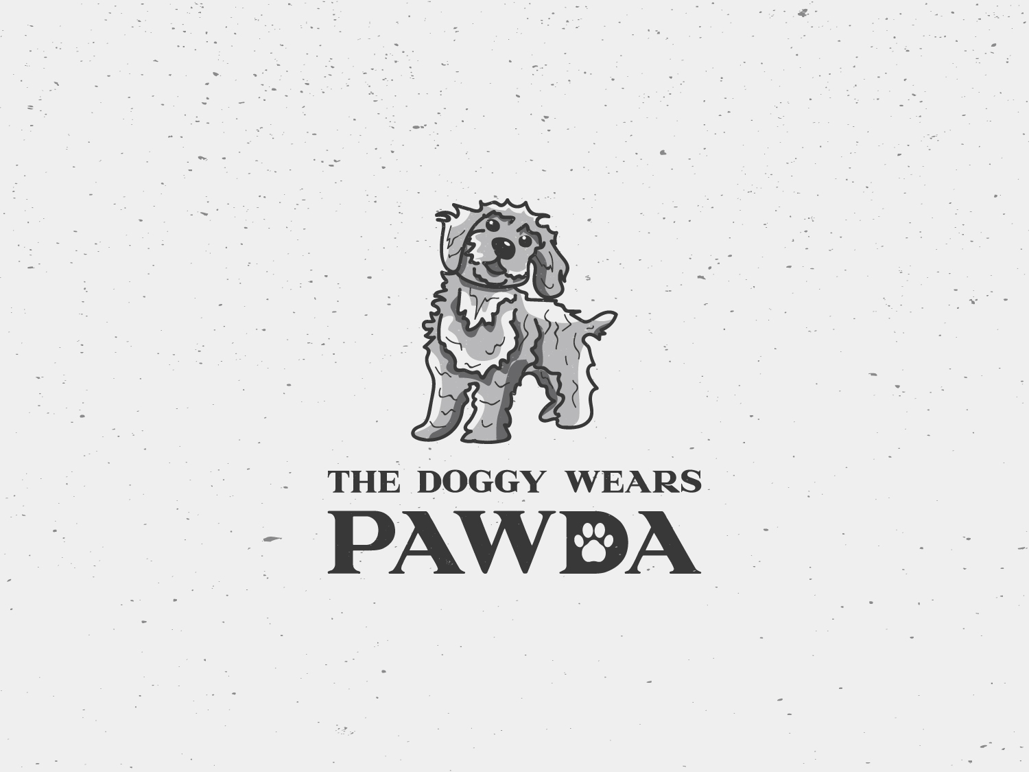 Design de Logo par Alex_Sib pour The doggy wears Pawda  | Design #17541570
