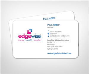 Business Card Design by Khoo for this project | Design: #2732107