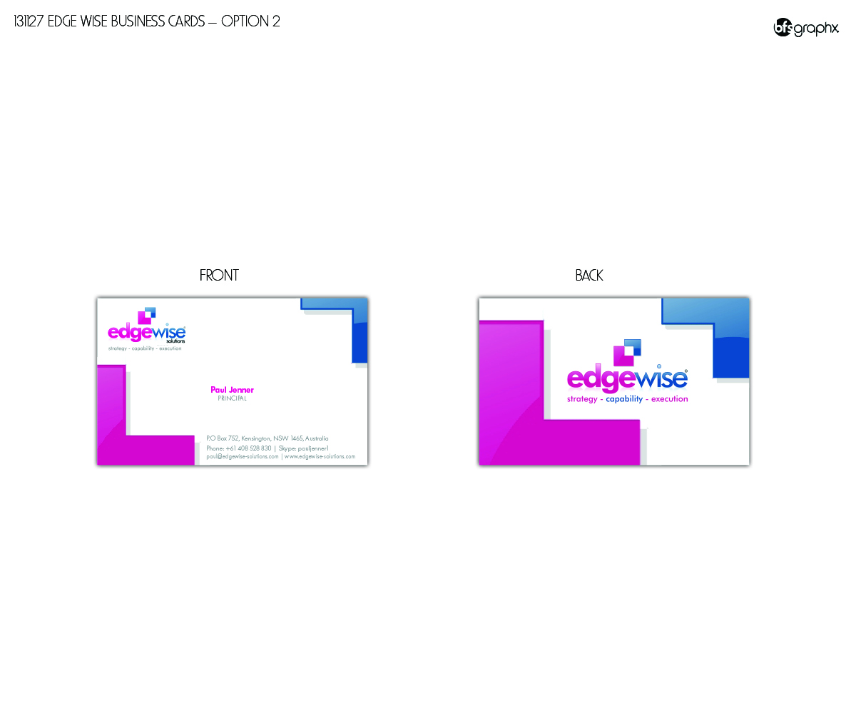 Business Card Design by Stolen Bee for this project | Design #2727206