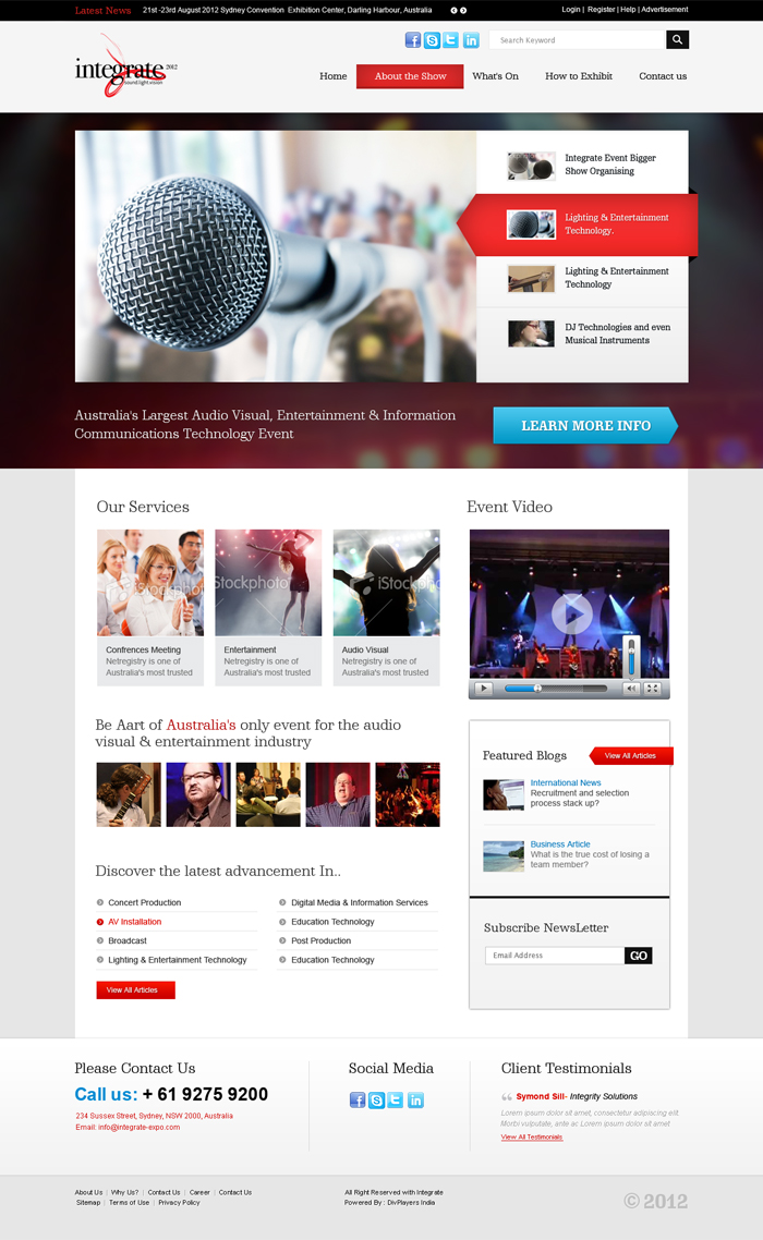 Web Design by the-lion-king for this project | Design #632333