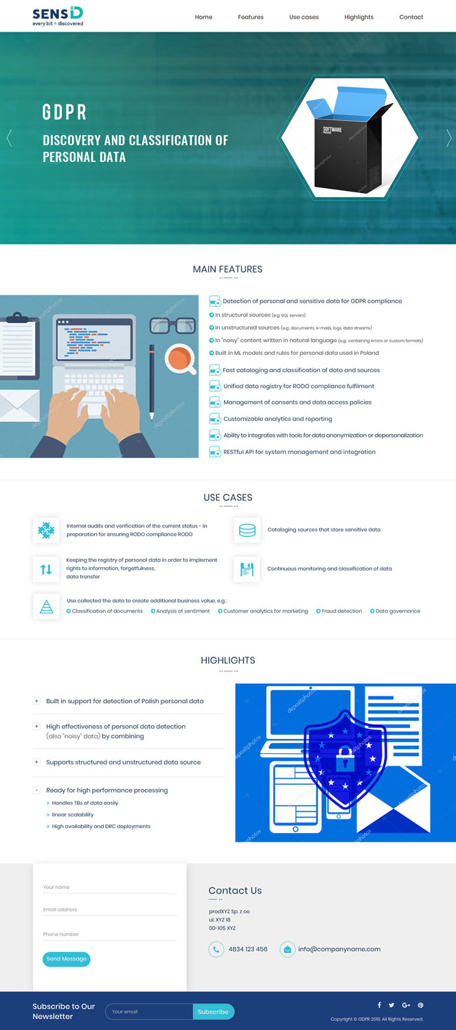 Web Design by Sujit Banerjee for Cognee | Design #17479523