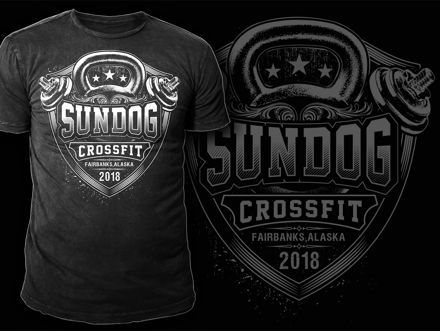 T-shirt Design by DCLA for SunDog CrossFit | Design #17461345