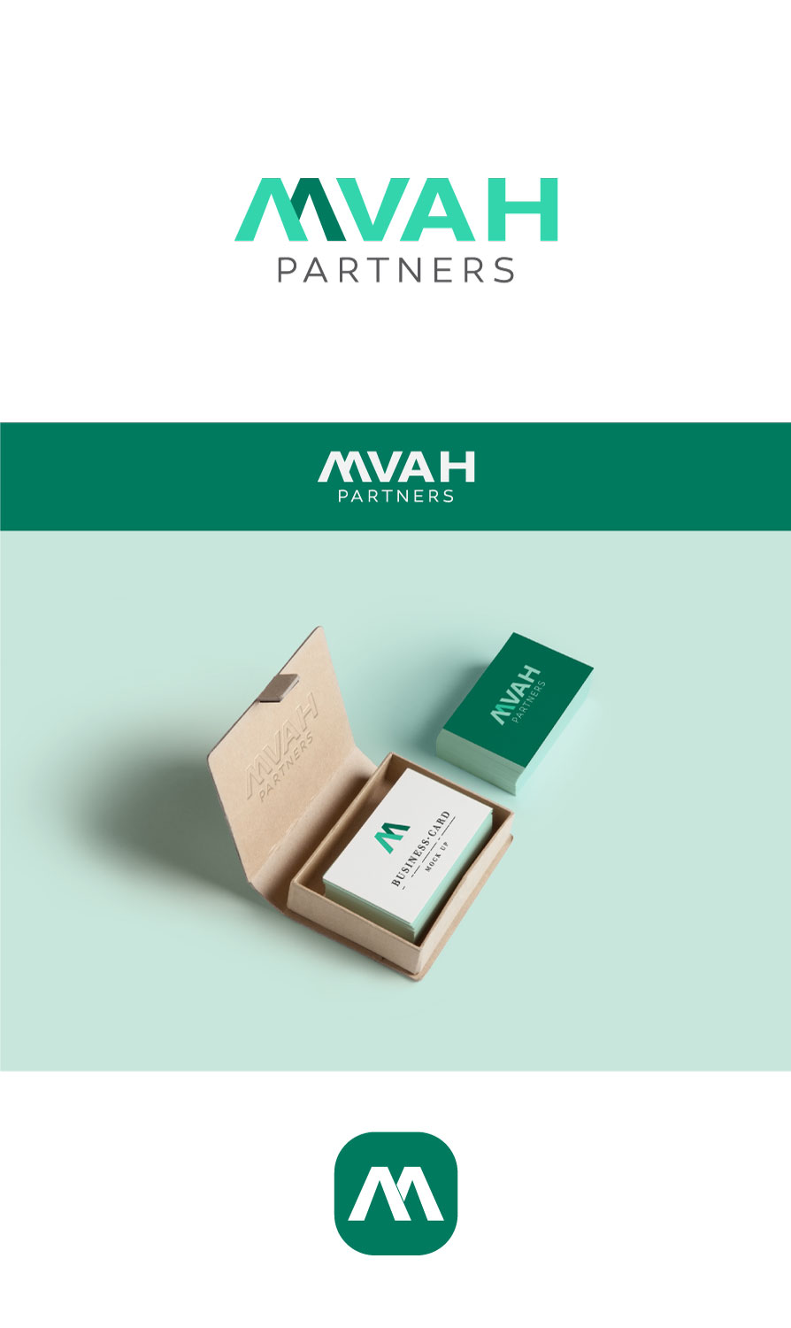 Logo Design by Milos Jovic for MVAH Partners | Design #17465689