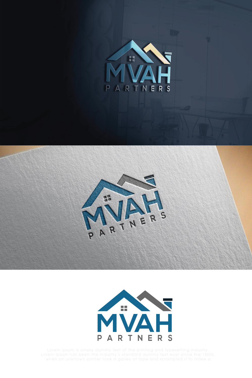 Logo Design by solidinto for MVAH Partners | Design #17572755