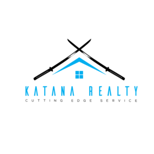 Katana Realty (tagline) Cutting Edge Service | Logo Design by rozT