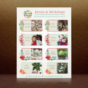 Flyer-Design von debdesign für Roadside Blooms | Design: #17423826