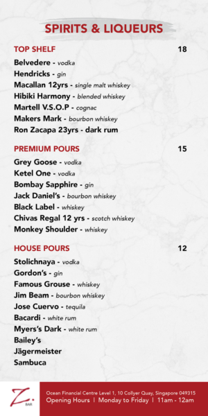 Trendy bar menu stand (4 sides) | Design de Flyer par DesignFive