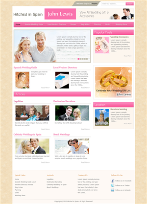 Wordpress Design by Mayank Patel for this project | Design #645174