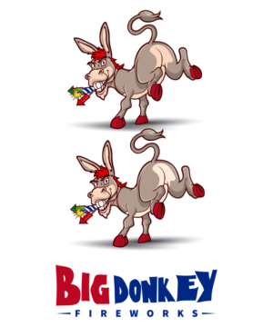 Big Donkey Fireworks  | Design de Logo par StudioD™