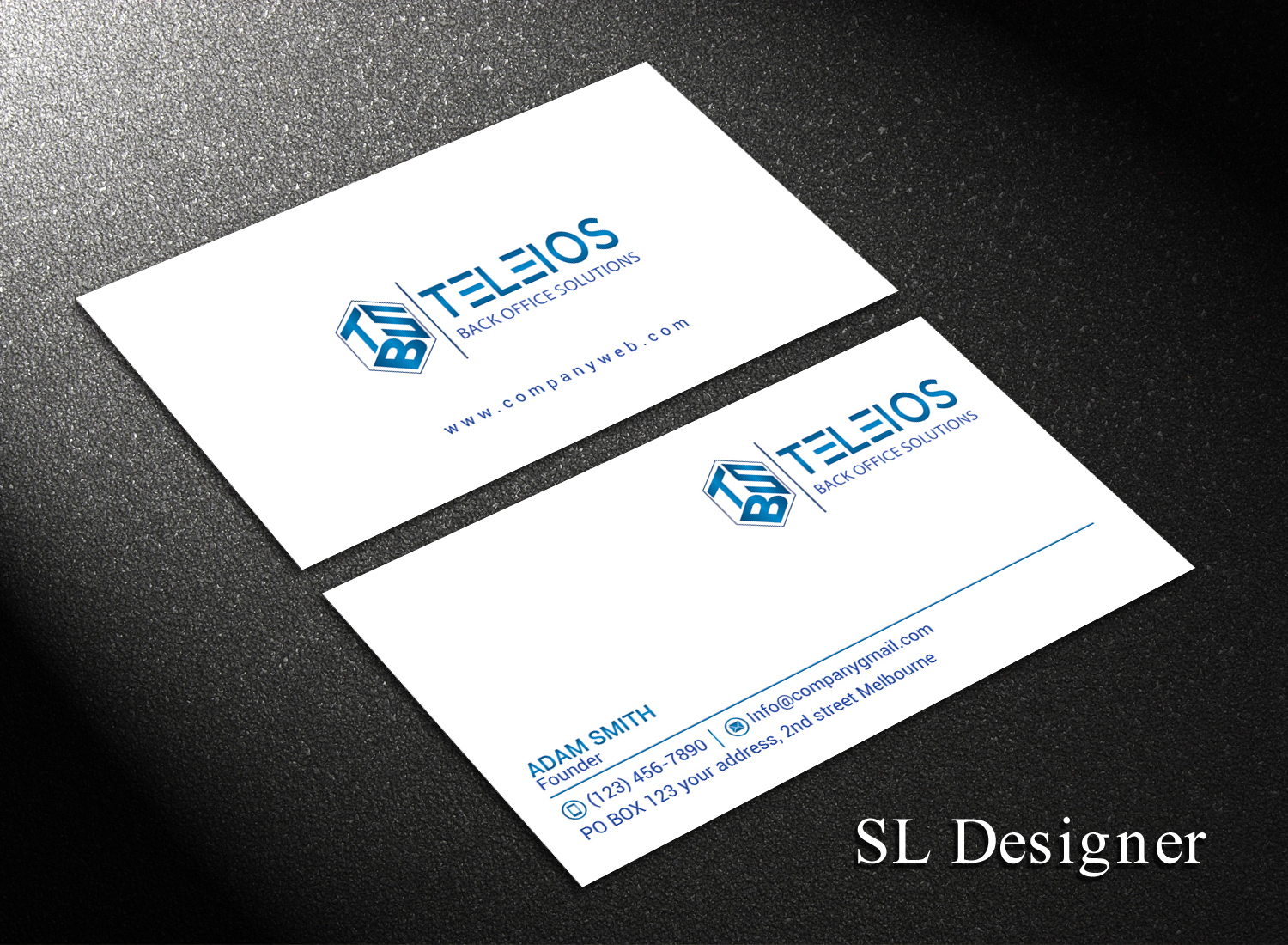 Business Card Design by SL Designer for this project | Design #17555756