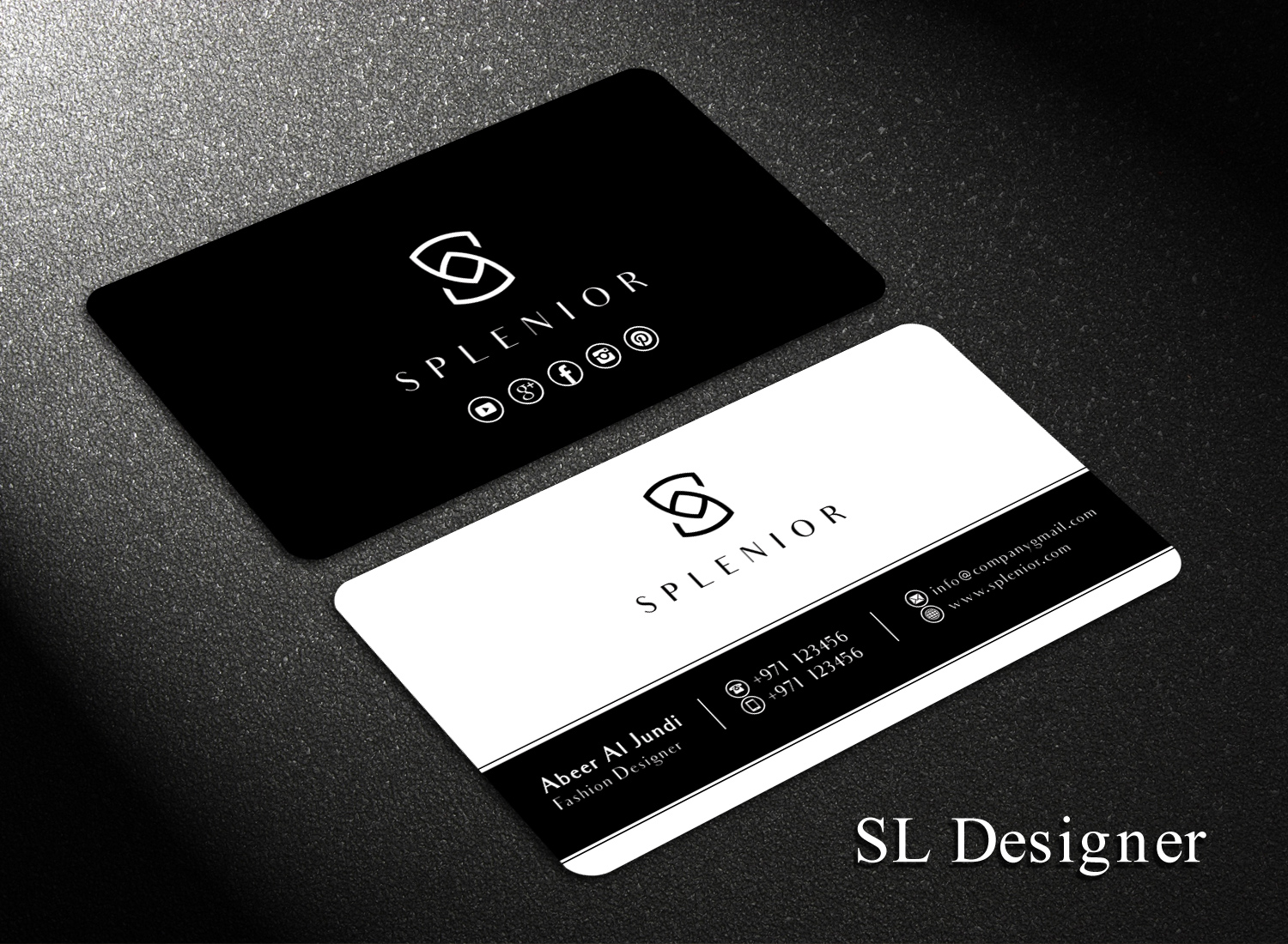 business card design by sl designer for this project design 17427139 - Fashion Designer Business Card business card design by sl designer for this project design 17427139 - Fashion Designer Business Card