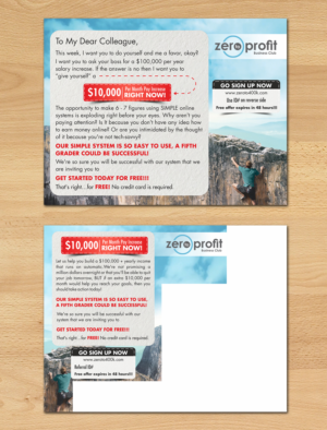 4x6 Postcard Design Full Color Double Sided | Postkarten-Design von ecorokerz