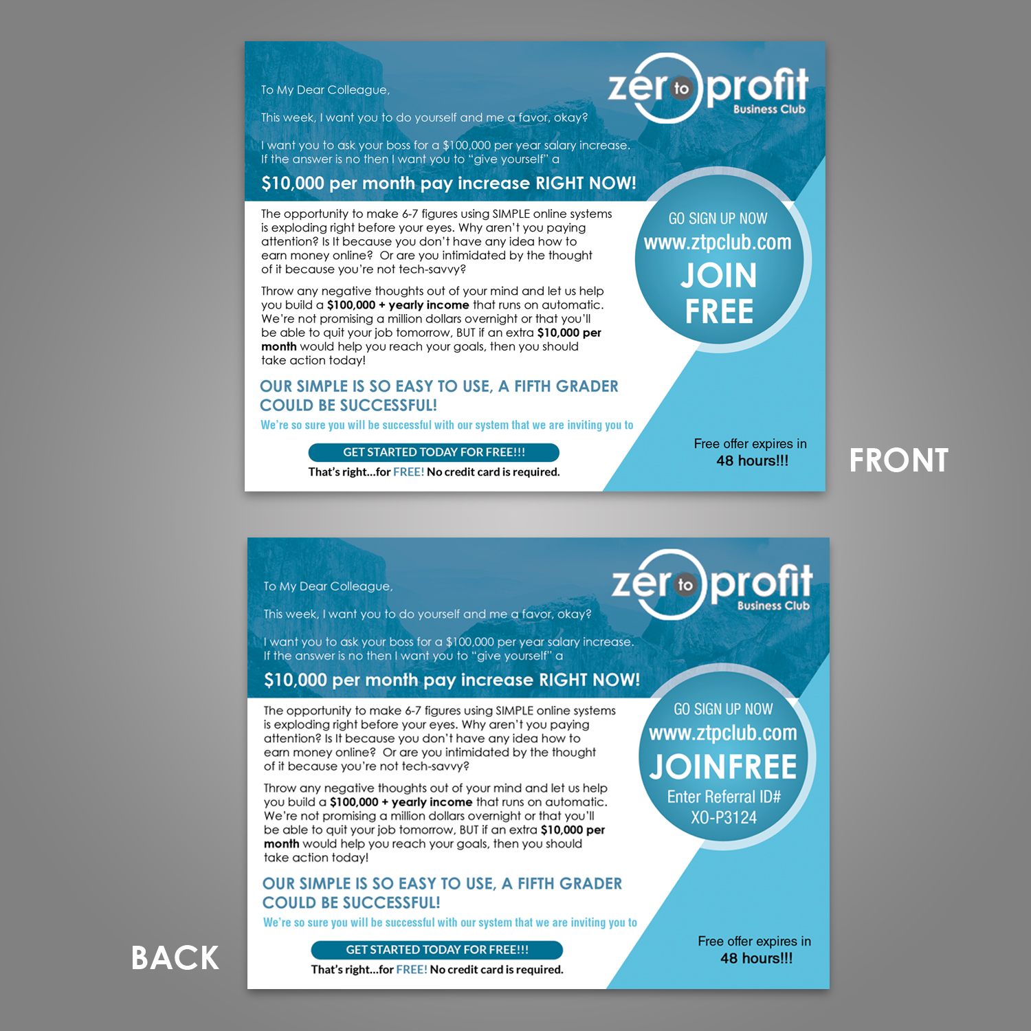 Postcard Design by Schöpfer for Candice Companies LLC | Design #17445388