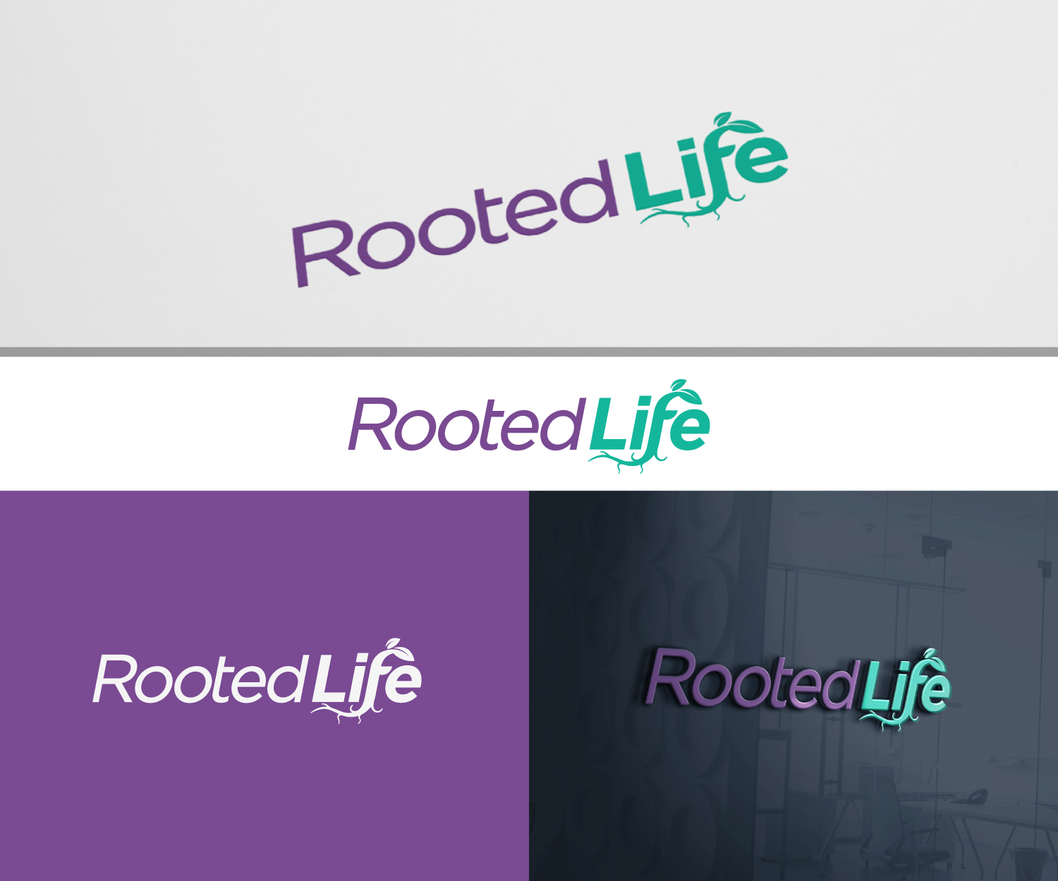 Logo Design by Mario for Rooted Lyfe LLC | Design #17433652