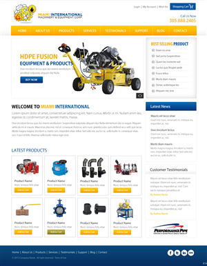 Web Design by pb for this project | Design: #2751450