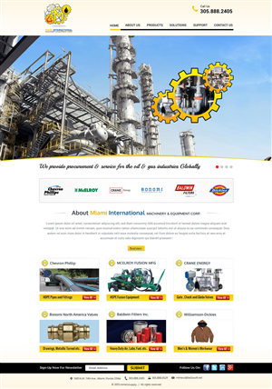 Industrial Company Website | Diseño Web por Sbss