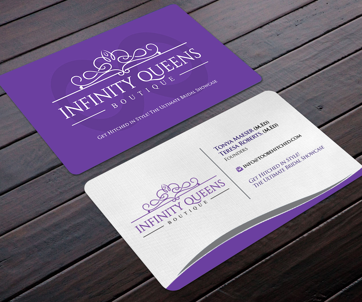 Business Card Design by Designers Hub for infinity queens boutique | Design #17444565