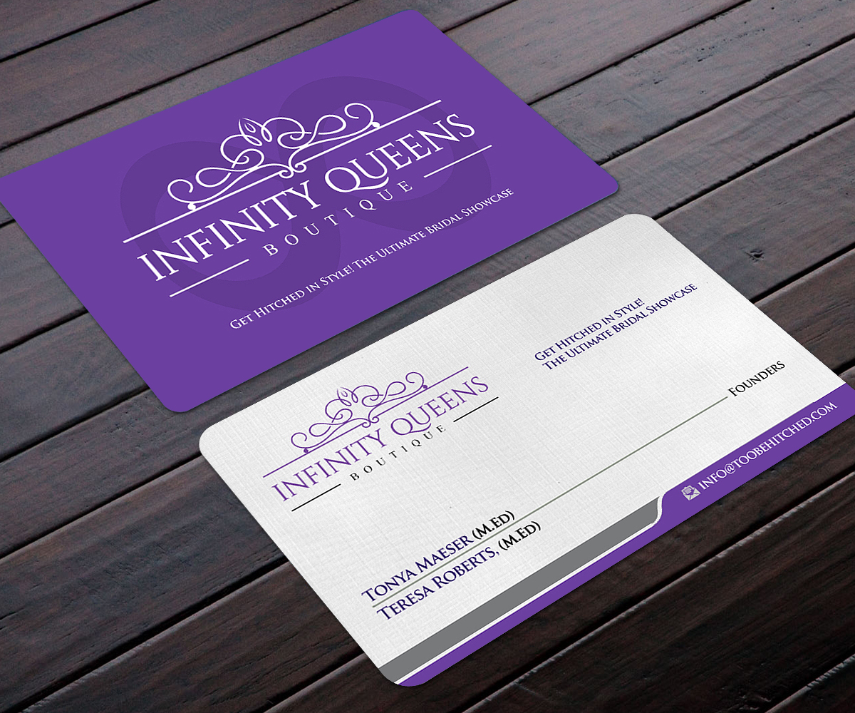 Business Card Design by Designers Hub for infinity queens boutique | Design #17444694