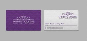 Business Card Design by INDIAN_Ashok for infinity queens boutique | Design: #17449178
