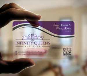 Business Card Design by INDIAN_Ashok for infinity queens boutique | Design: #17449179