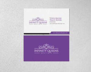 Business Card Design by chandrayaan.creative for infinity queens boutique | Design: #17449158