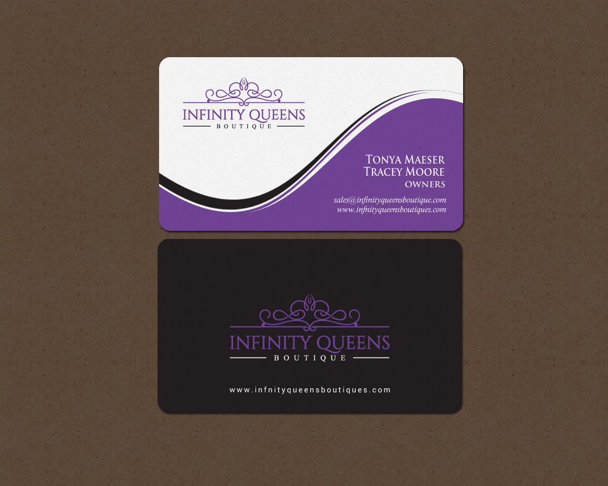 Visitenkarten-Design von chandrayaan.creative für infinity queens boutique | Design #17450248