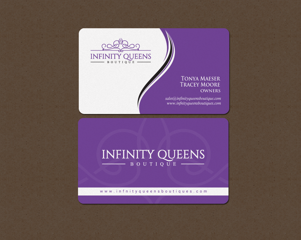 Visitenkarten-Design von chandrayaan.creative für infinity queens boutique | Design #17451882