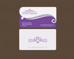 Design de Carte de Visite par chandrayaan.creative pour infinity queens boutique | Design : #17468262