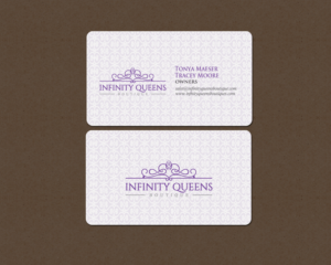 Design de Carte de Visite par chandrayaan.creative pour infinity queens boutique | Design : #17468266