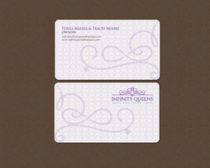 Diseño de Tarjeta de Presentación por chandrayaan.creative para infinity queens boutique | Diseño: #17468368