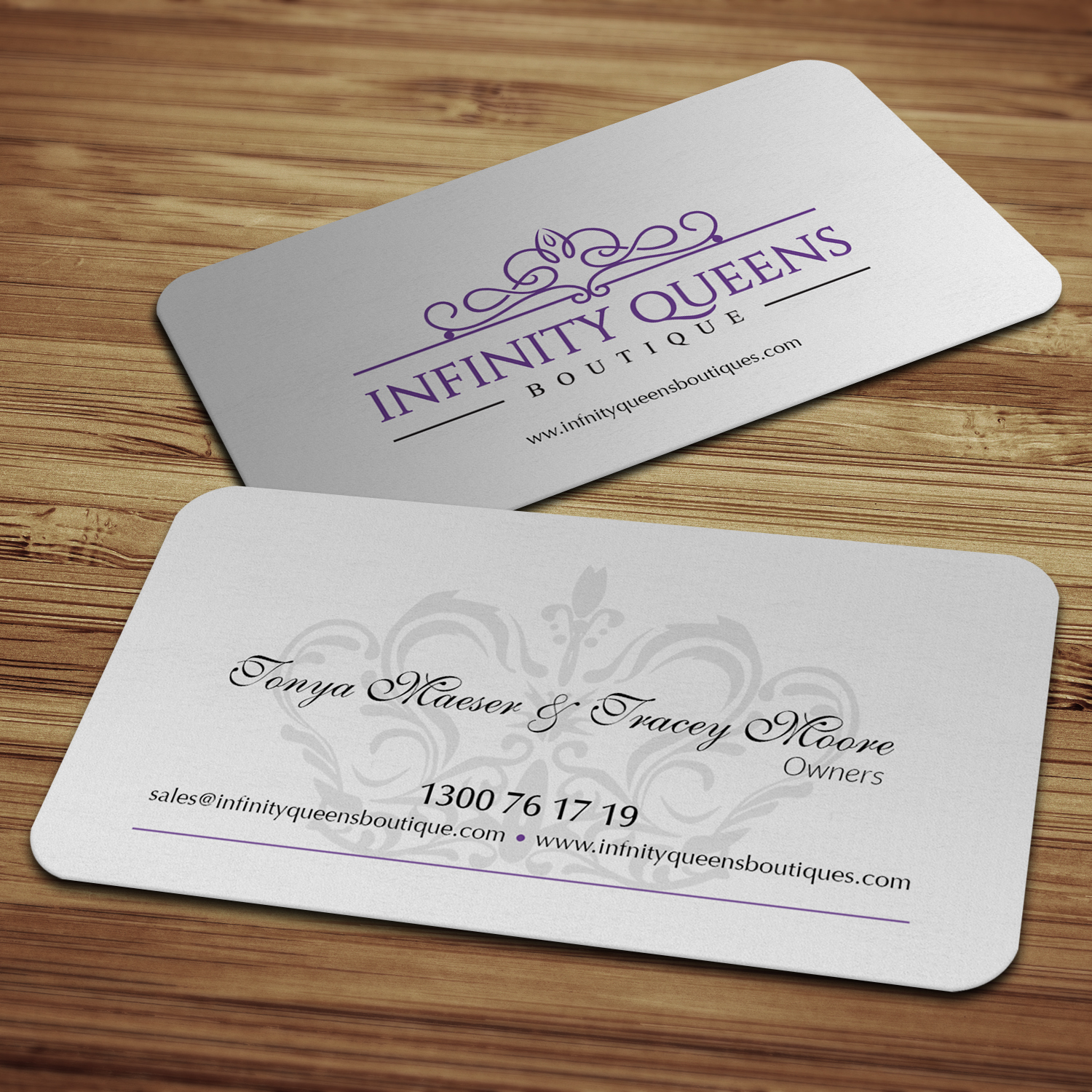 Business Card Design by Arnold 90 for infinity queens boutique | Design #17451900