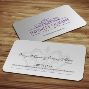Business Card Design by Arnold 90 for infinity queens boutique | Design: #17451900