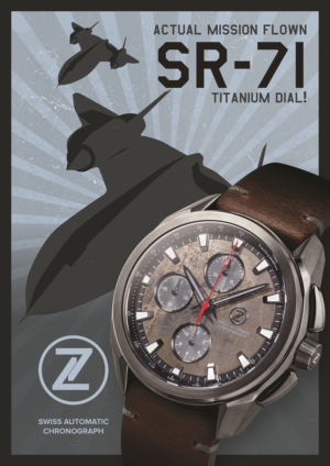 Retro Poster for Aircraft theme Watch Advertisment  | Design de Poster par EA5Designs