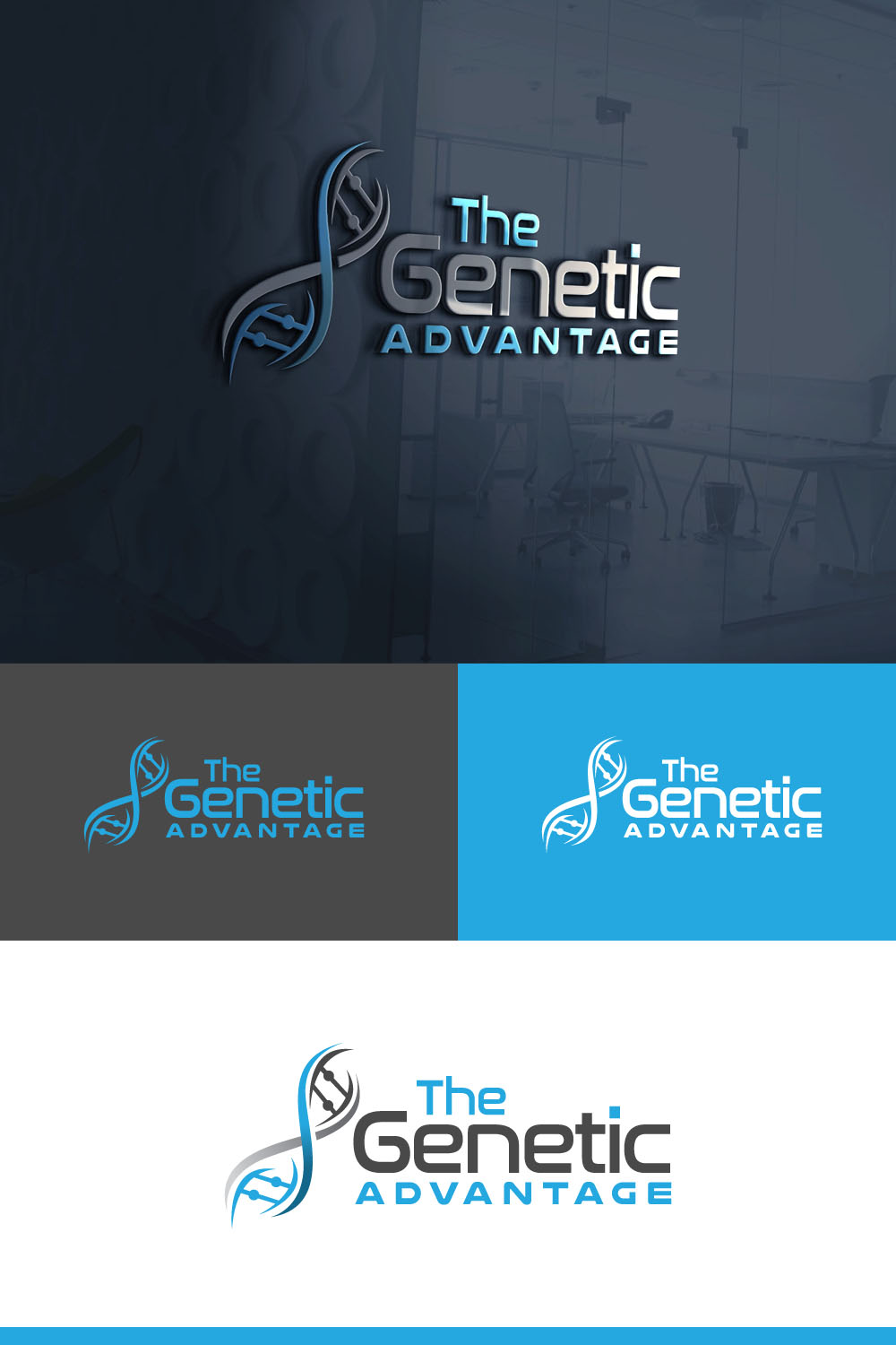 Logo Design by e-graphics for The Genetic Advantage | Design #17466154
