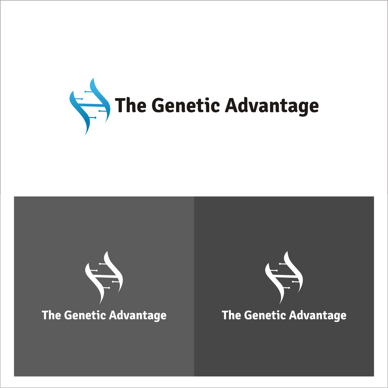 Logo Design by Bilyan Syahputra 2 for The Genetic Advantage | Design #17489801