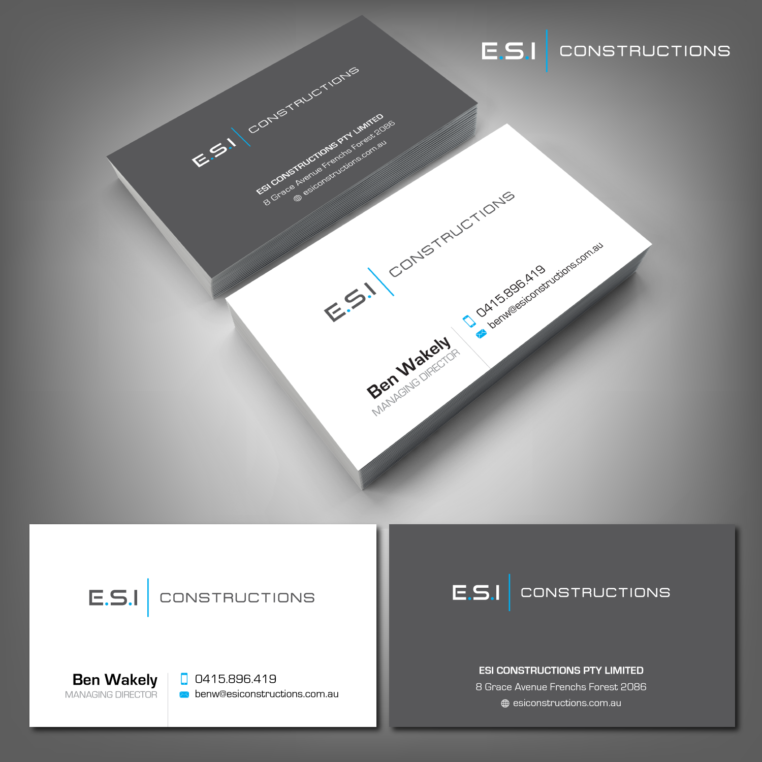 Business Card Design by adiazudin for this project | Design #17490796