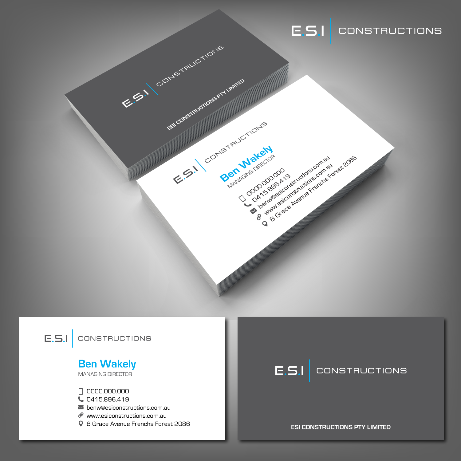 Business Card Design by adiazudin for this project | Design #17493155