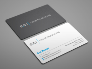 Business Card design for construction company | Design de Carte de Visite par mdreyad