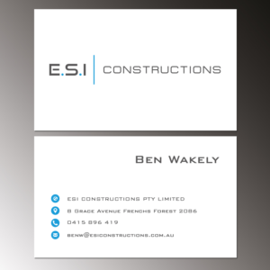 Business Card Design by VictoriaS.