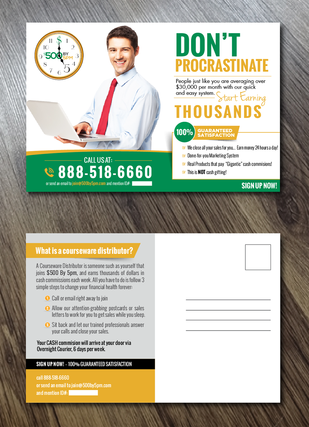 Postcard Design by Alexandar for Candice Companies LLC | Design #17443922