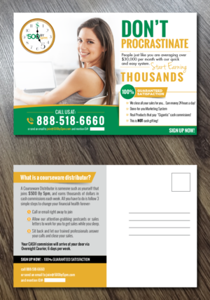 Diseño de Postal por Alexandar para Candice Companies LLC | Diseño: #17454626