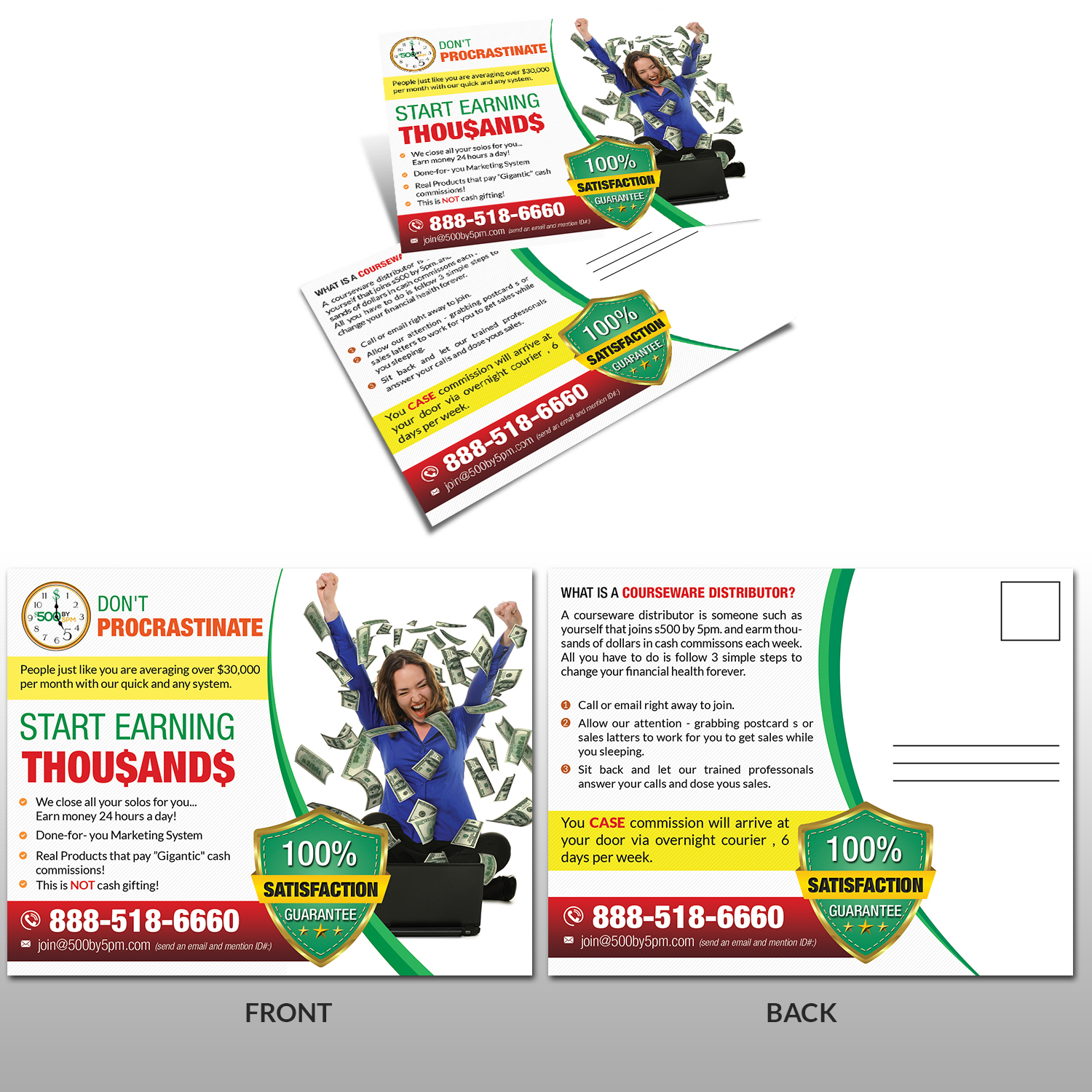 Design de Carte Postale par debdesign pour Candice Companies LLC | Design #17439095