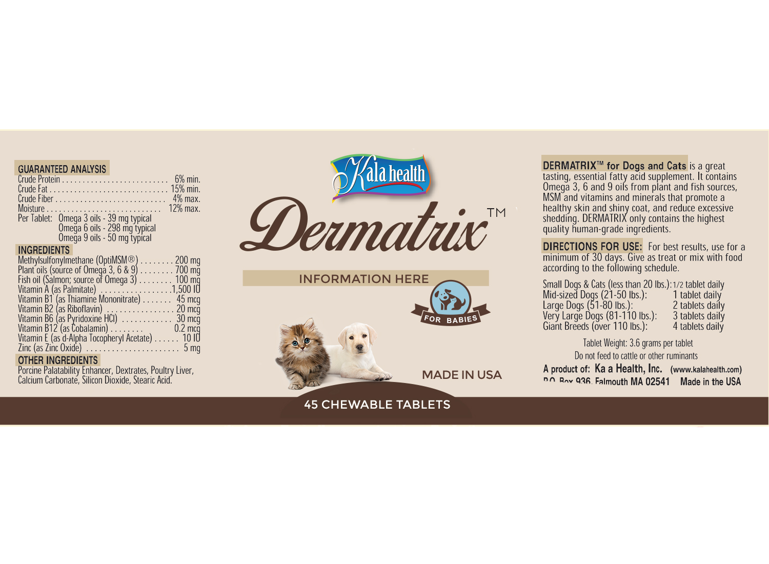 Design Étiquette par Polina Perova pour Wildlife & Veterinary Supplies | Design #17607720