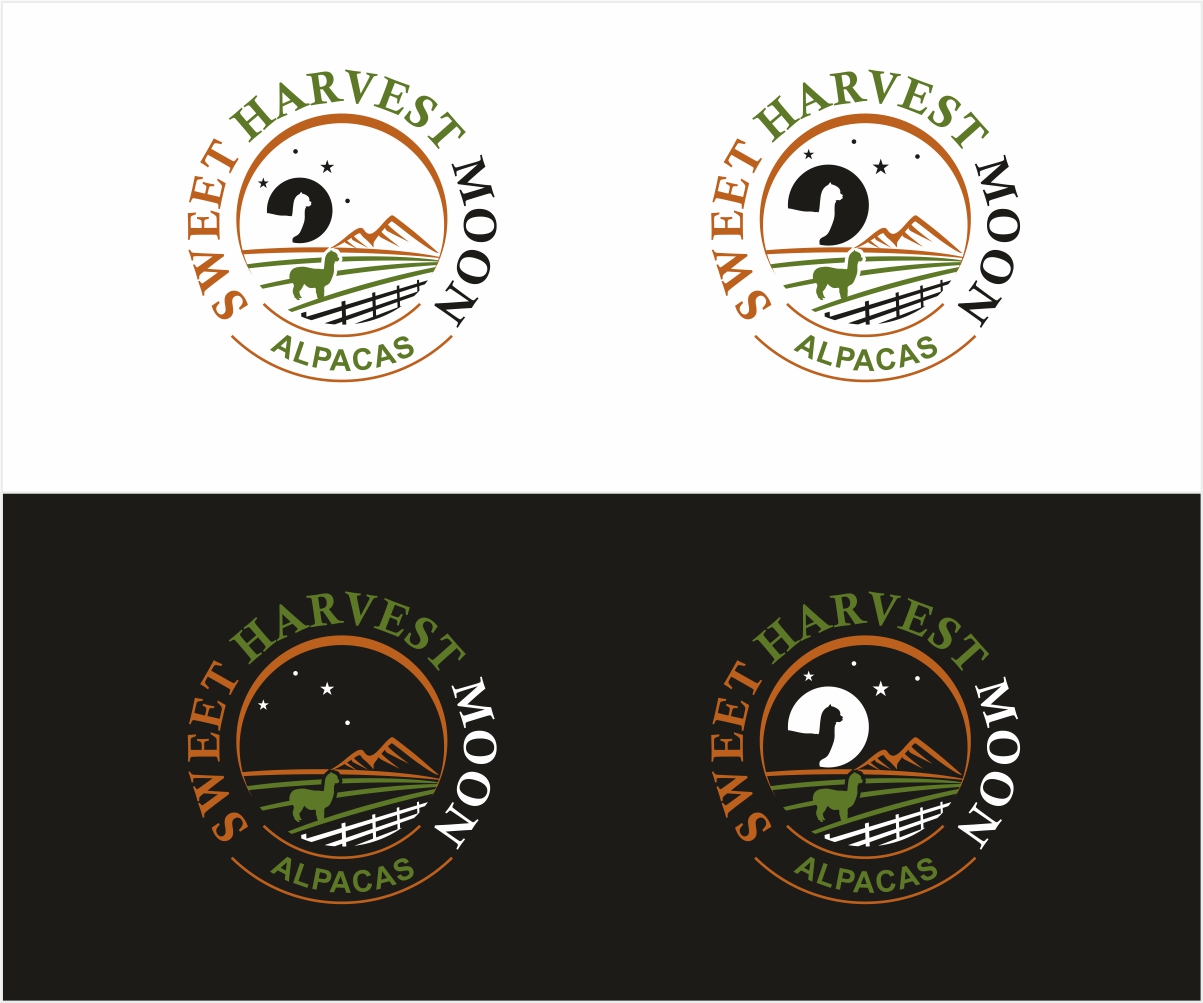 Logo Design by Logocraft for Sweet Harvest Moon Alpacas | Design #17520887