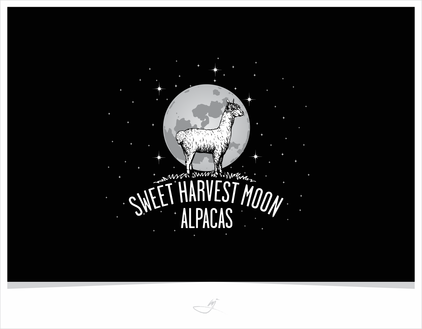 Logo Design by Mimi &amp; Max for Sweet Harvest Moon Alpacas | Design #17479747