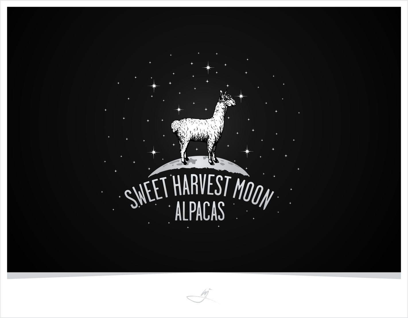 Logo Design by Mimi &amp; Max for Sweet Harvest Moon Alpacas | Design #17510508