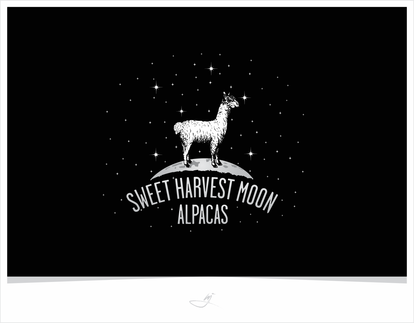 Diseño de Logo por Mimi &amp; Max para Sweet Harvest Moon Alpacas | Diseño #17510526